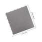 Reusable PP Interlocking Garage Floor Tiles Grey Antislip Mat