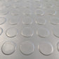 Grey Rubber Flooring Matting Roll - 3mm Thick - Coin Pattern