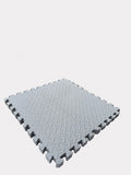 4-Pack Grey Floor Tiles for Home Gym Flooring
