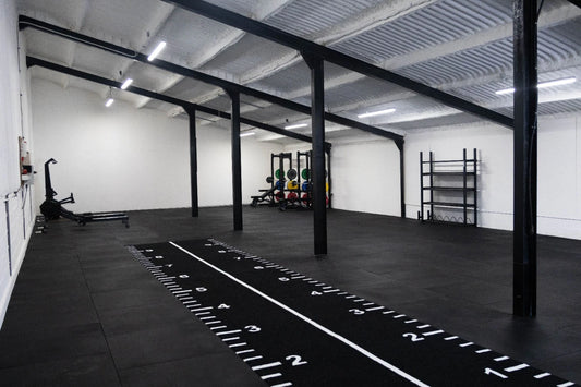 20mm SBR Black Rubber Gym flooring - 1m2 Tiles - Gym / Home Gym Flooring
