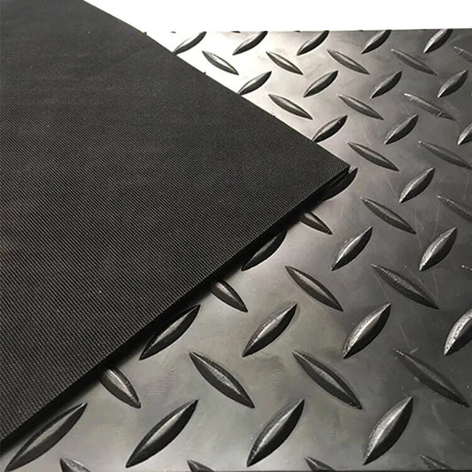 Rubber Floor Garage Matting Heavy Duty Non-Slip Industrial Work Gym Van Shed 3mm