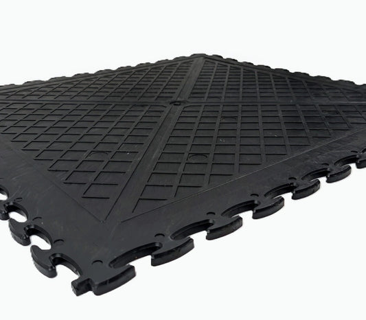 SOLID PVC HEAVY DUTY PRO INTERLOCKING GARAGE FLOOR TILES CAR WORKSHOP GYM MAT UK