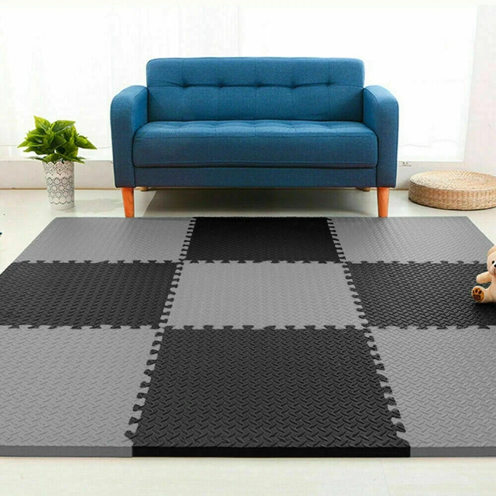 EVA Foam Interlocking Mats Home Gym Flooring Exercise Workout Tiles