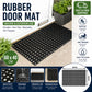 Heavy Duty Rubber Door Mat Non Slip Dirt Trapper Indoor Outdoor Runner UK