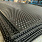 Rubber Floor Gym mats, Commercial Flooring 18mm(6ftx4ft) Foot Bubble Top Pattern