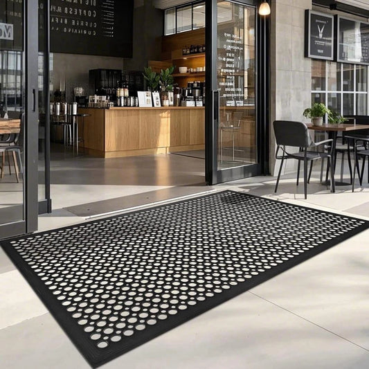 Large Rubber Mats Heavy Duty Ring Matting Entrance Big Safety Workplace Outdoor