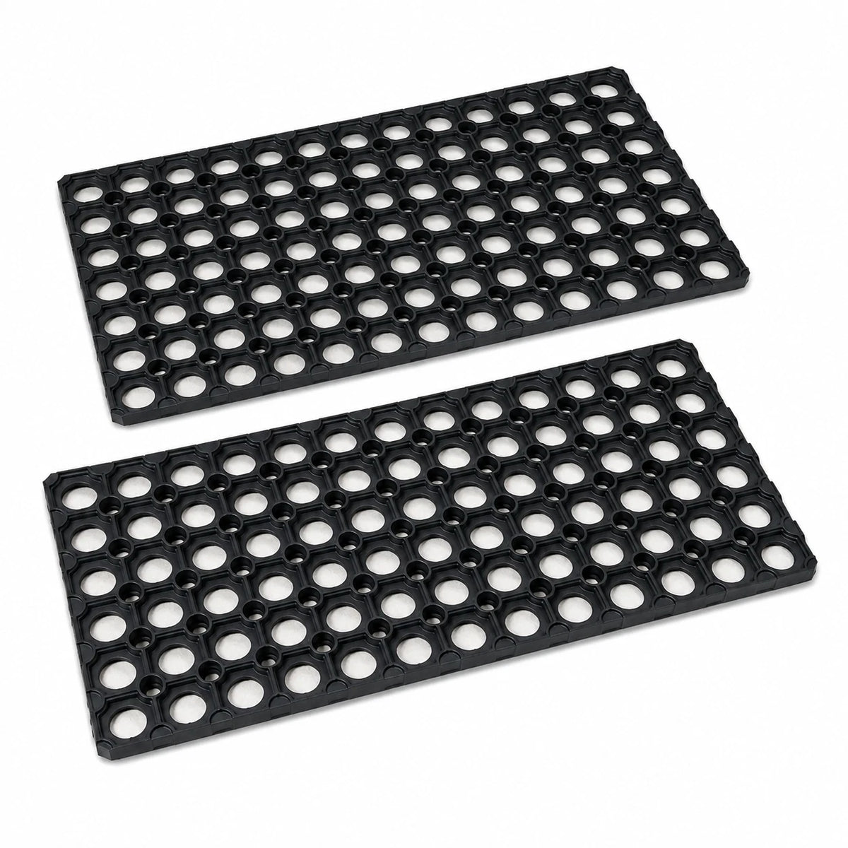 Heavy Duty Rubber Door Mat Non Slip Dirt Trapper Indoor Outdoor Runner UK