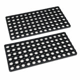 Heavy Duty Rubber Door Mat Non Slip Dirt Trapper Indoor Outdoor Runner UK