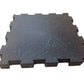 100% Rubber Gym Mat Floor Tiles | Heavy Duty 10mm Thick Interlocking Black