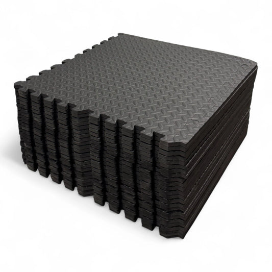 Gym Flooring Interlocking Floor Mat 12mm EVA Soft Foam Yoga Mat Home Gym 60cm