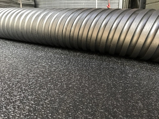 Rubber Floor Gym mats, 12mm, 6x4 Foot Amoeba Top Design Special Price