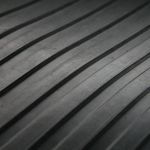 BROAD Ribbed Cab Garage Shed Workshop Rubber Flooring Matting 55" wide x 3mm thk