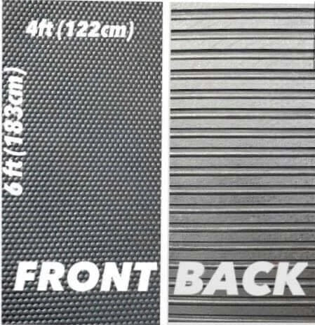 Heavy Duty Rubber Hammer Top Stable/Pony/Gym/Garage/ Mats Size- 6X4ft X12mm