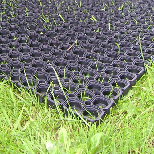Heavy Duty Rubber Grass Mat Outdoor Safety Flooring for Childrens Playground x 2