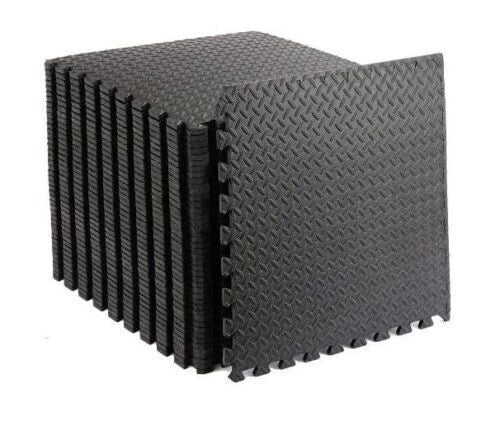 EVA Interlocking Soft Foam Floor Mats 60x60cm Gym Flooring Yoga Exercise Tiles
